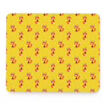 Cartoon Fox Pattern Print Mouse Pad