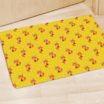 Cartoon Fox Pattern Print Polyester Doormat
