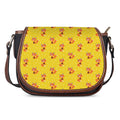 Cartoon Fox Pattern Print Saddle Bag