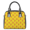 Cartoon Fox Pattern Print Shoulder Handbag