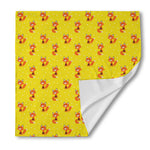 Cartoon Fox Pattern Print Silk Bandana