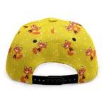 Cartoon Fox Pattern Print Snapback Cap