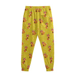 Cartoon Fox Pattern Print Sweatpants