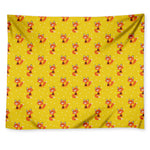 Cartoon Fox Pattern Print Tapestry