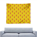 Cartoon Fox Pattern Print Tapestry