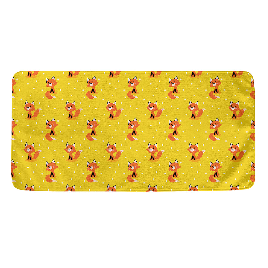 Cartoon Fox Pattern Print Towel