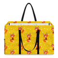 Cartoon Fox Pattern Print Utility Tote Bag
