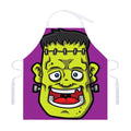 Cartoon Frankenstein Print Adjustable Apron