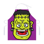 Cartoon Frankenstein Print Adjustable Apron