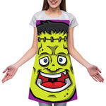 Cartoon Frankenstein Print Adjustable Apron