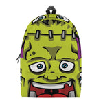 Cartoon Frankenstein Print Backpack