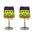 Cartoon Frankenstein Print Bar Stool Covers