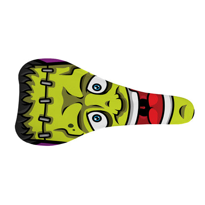 Cartoon Frankenstein Print Bicycle Seat Cover