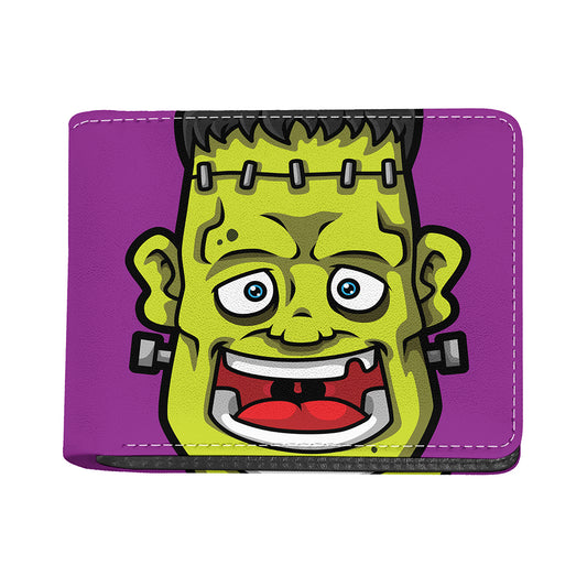 Cartoon Frankenstein Print Bifold Wallet