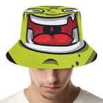 Cartoon Frankenstein Print Bucket Hat