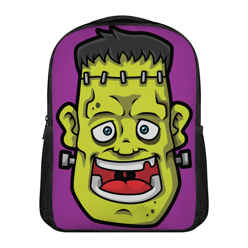 Cartoon Frankenstein Print Casual Backpack