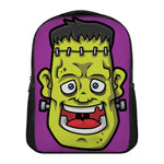 Cartoon Frankenstein Print Casual Backpack