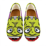 Cartoon Frankenstein Print Casual Shoes