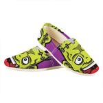 Cartoon Frankenstein Print Casual Shoes
