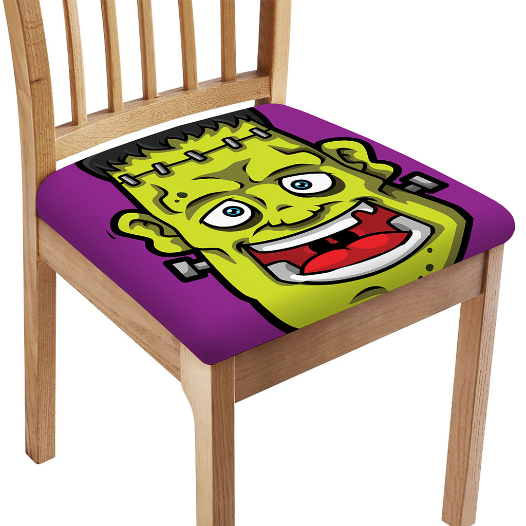 Cartoon Frankenstein Print Chair Cushion Cover