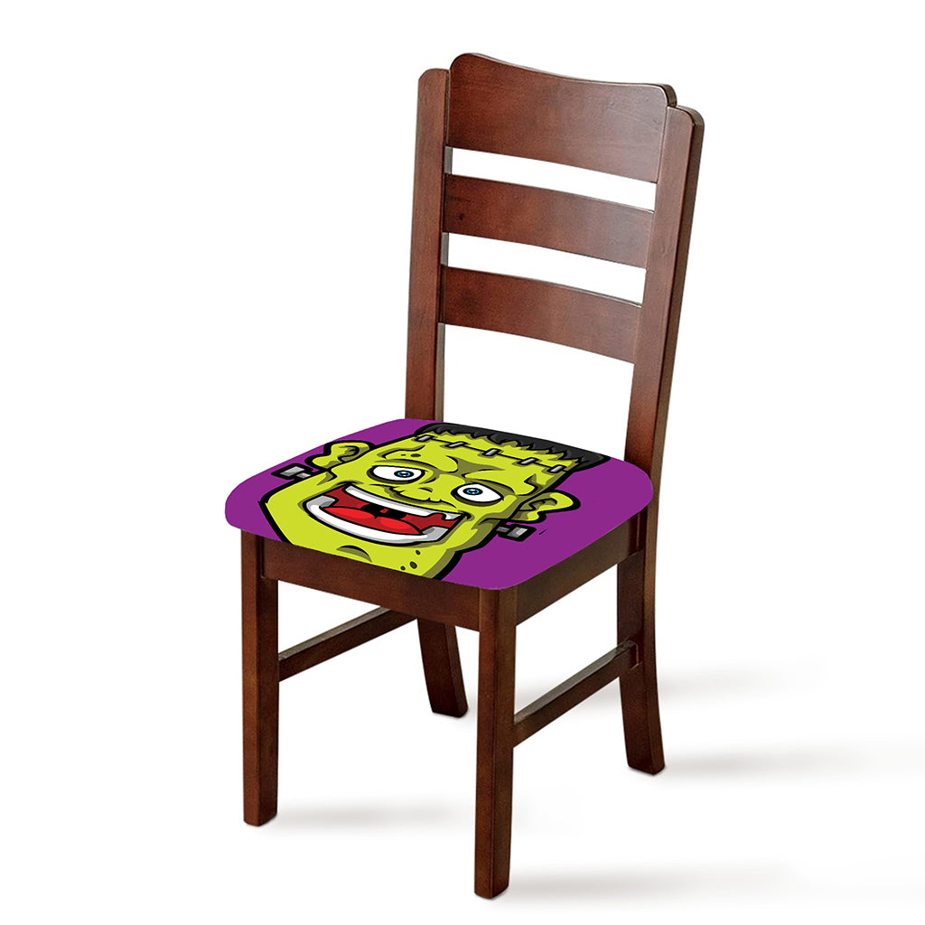 Cartoon Frankenstein Print Chair Cushion Cover