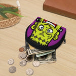 Cartoon Frankenstein Print Coin Purse