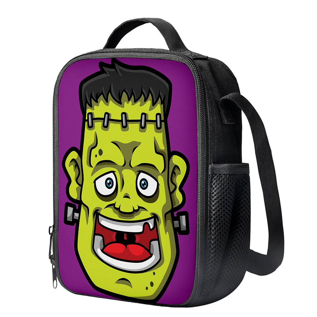 Cartoon Frankenstein Print Crossbody Lunch Bag