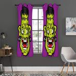 Cartoon Frankenstein Print Curtain