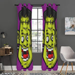 Cartoon Frankenstein Print Curtain