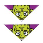 Cartoon Frankenstein Print Dog Bandana