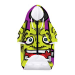 Cartoon Frankenstein Print Dog Zip Up Hoodie