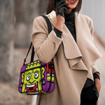 Cartoon Frankenstein Print Double Strap Bible Bag