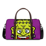 Cartoon Frankenstein Print Duffle Bag