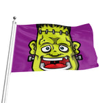 Cartoon Frankenstein Print Flag