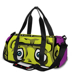 Cartoon Frankenstein Print Gym Bag