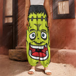 Cartoon Frankenstein Print Harem Pants