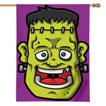 Cartoon Frankenstein Print House Flag