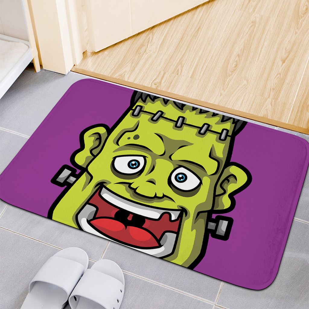Cartoon Frankenstein Print Indoor Door Mat