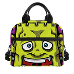 Cartoon Frankenstein Print Insulated Lunch Bag