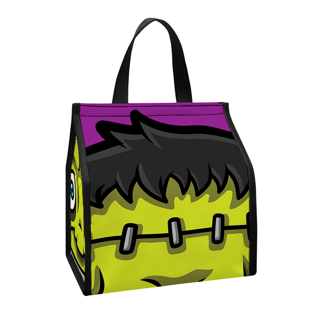 Cartoon Frankenstein Print Insulated Lunch Tote