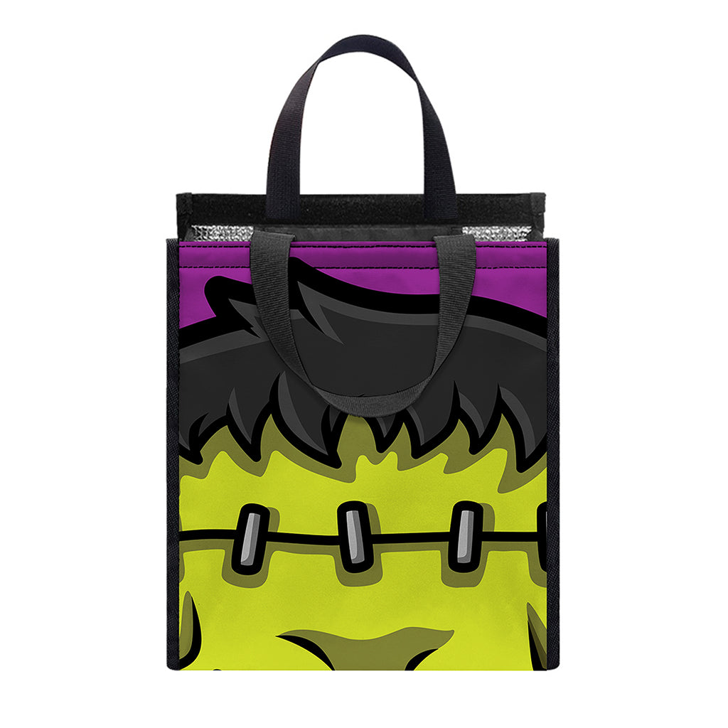 Cartoon Frankenstein Print Insulated Lunch Tote