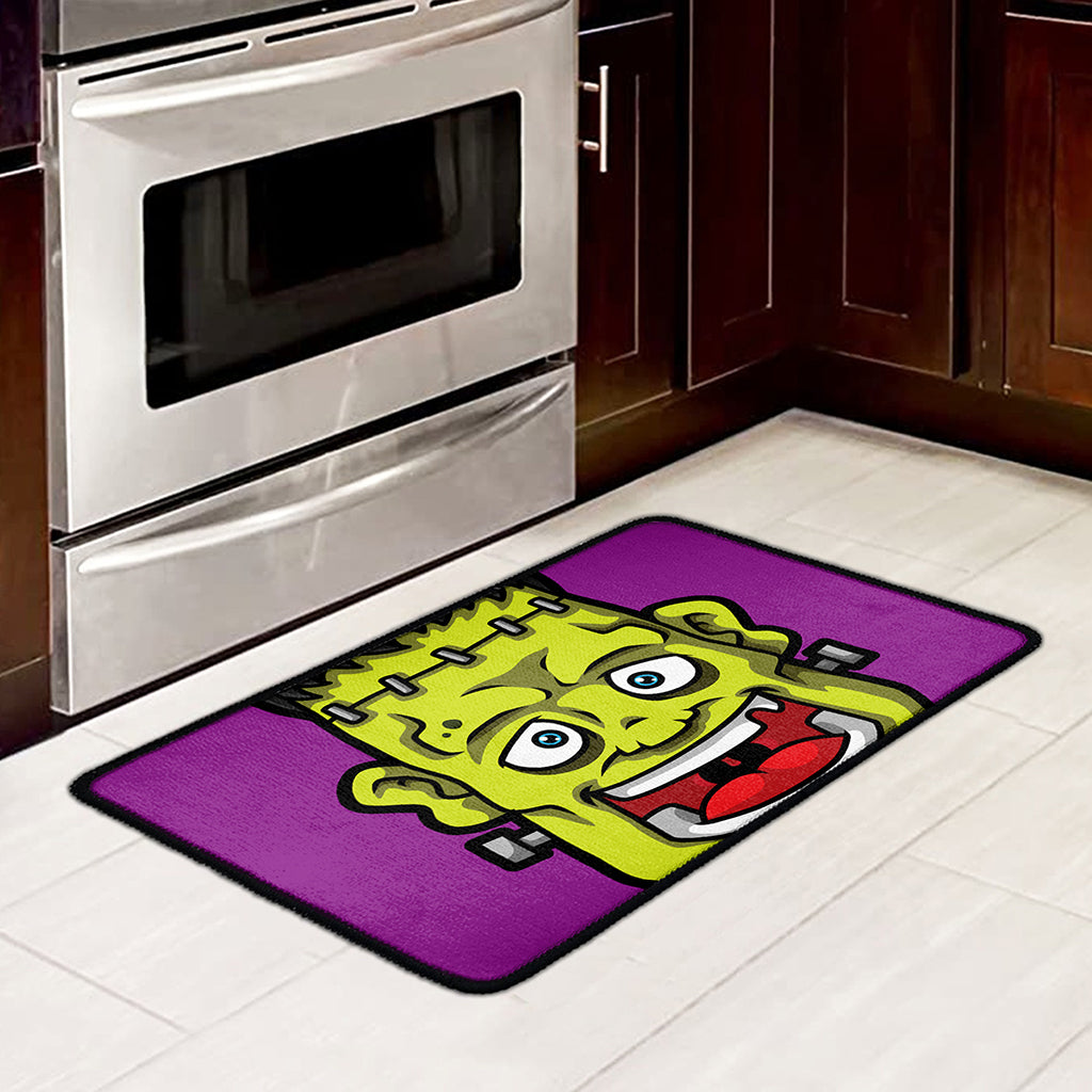 Cartoon Frankenstein Print Kitchen Mat