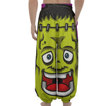 Cartoon Frankenstein Print Lantern Pants