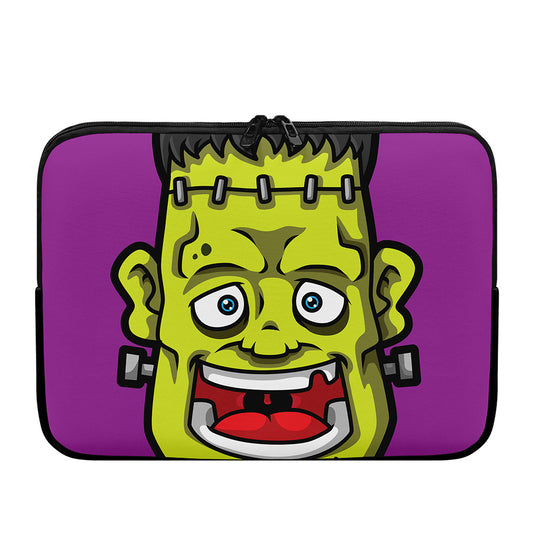 Cartoon Frankenstein Print Laptop Sleeve