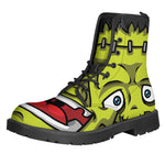 Cartoon Frankenstein Print Backpack