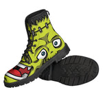 Cartoon Frankenstein Print Backpack