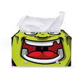 Cartoon Frankenstein Print Leather Tissue Box Cover