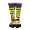 Cartoon Frankenstein Print Long Socks