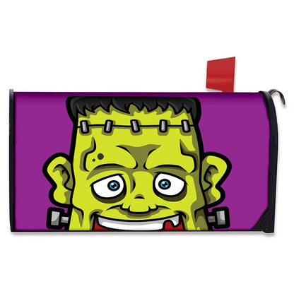 Cartoon Frankenstein Print Mailbox Cover