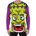 Cartoon Frankenstein Print Men's Long Sleeve T-Shirt